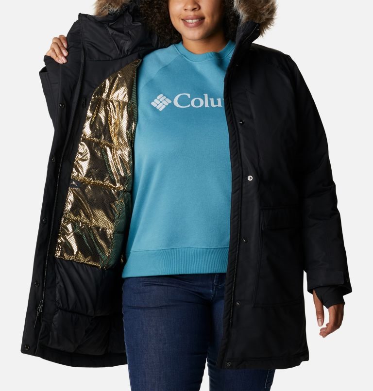 Jachete Parka Columbia Little Si Omni-Heat Infinity Insulated Dama Negrii | Plus Size PI1QS7Z90